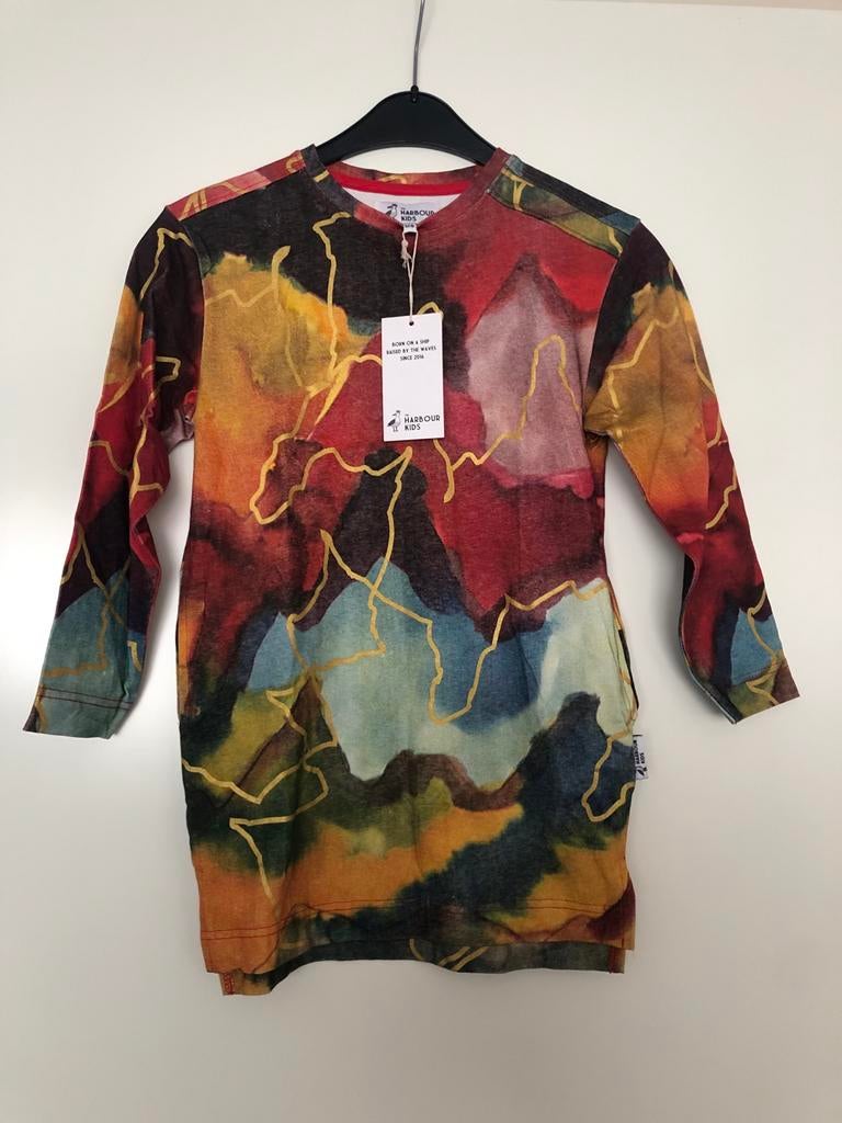 Harbour Kids Nieuwe Jurk Maat 128 - Kleurrijk Design, Kinderen en Baby's, Kinderkleding | Maat 128, Ophalen of Verzenden, Nieuw