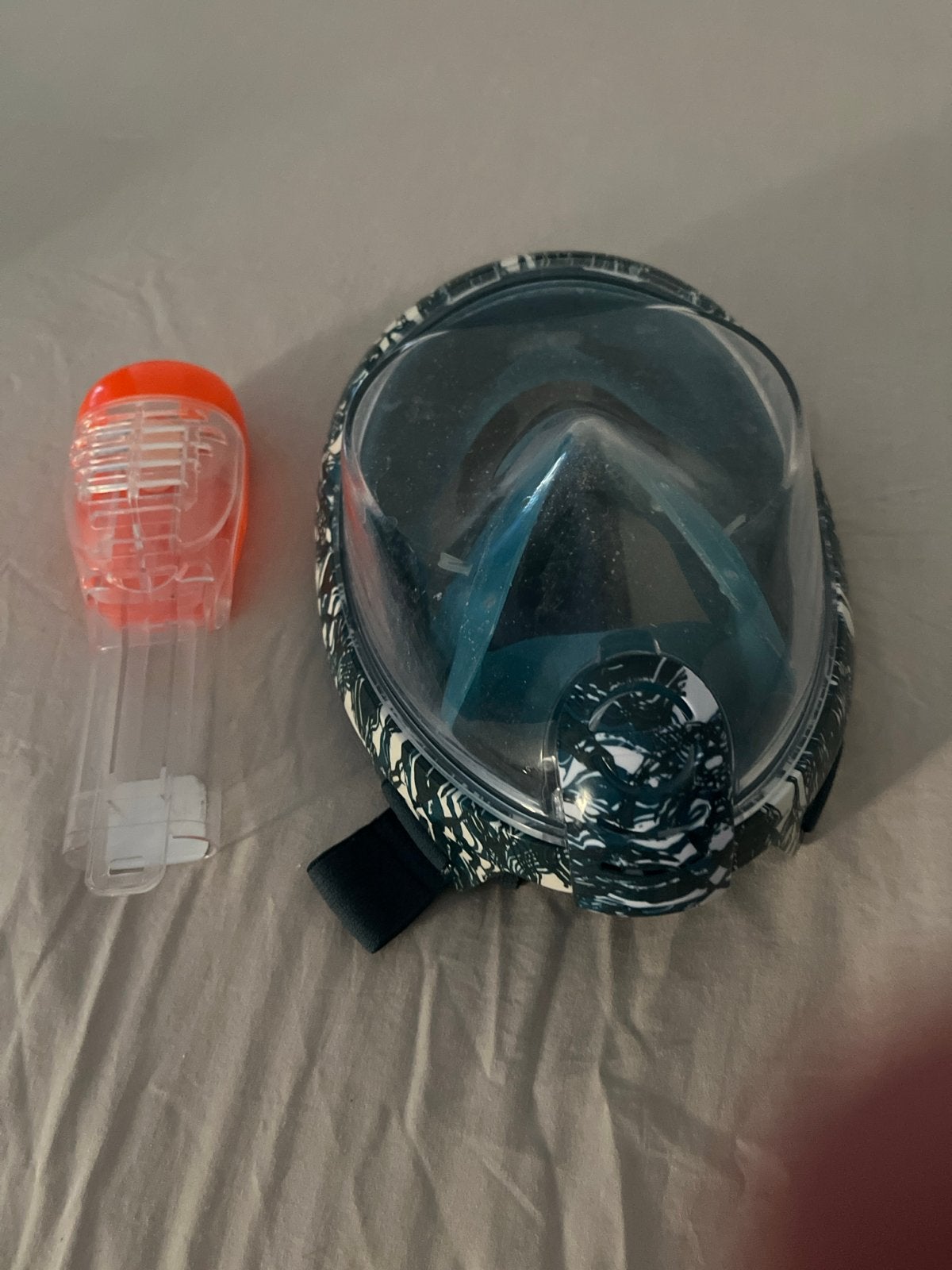 Easybreath snorkelmasker, Ophalen of Verzenden, Gebruikt, Snorkelmasker