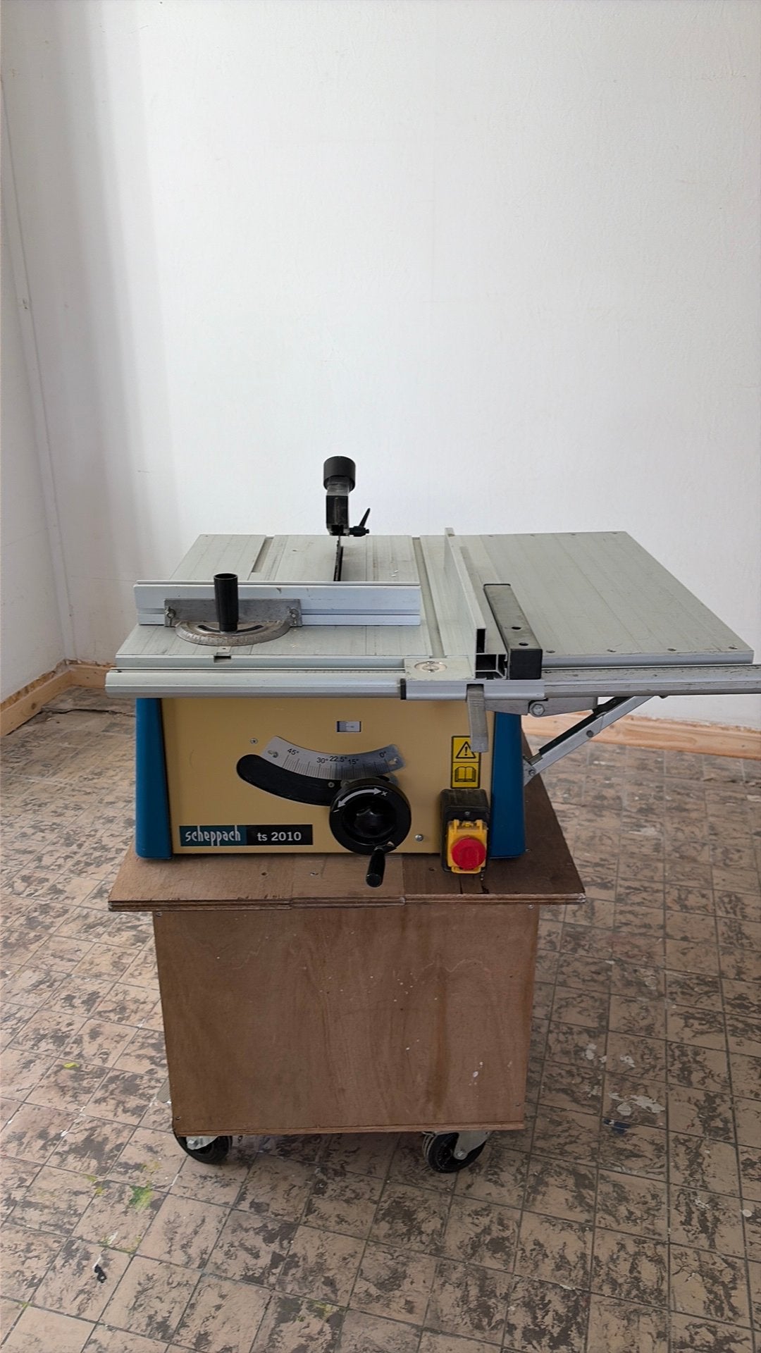 Scheppach TS 2010 zaagtafel, Ophalen, Cirkelzaag, 70 mm of meer, Zo goed als nieuw