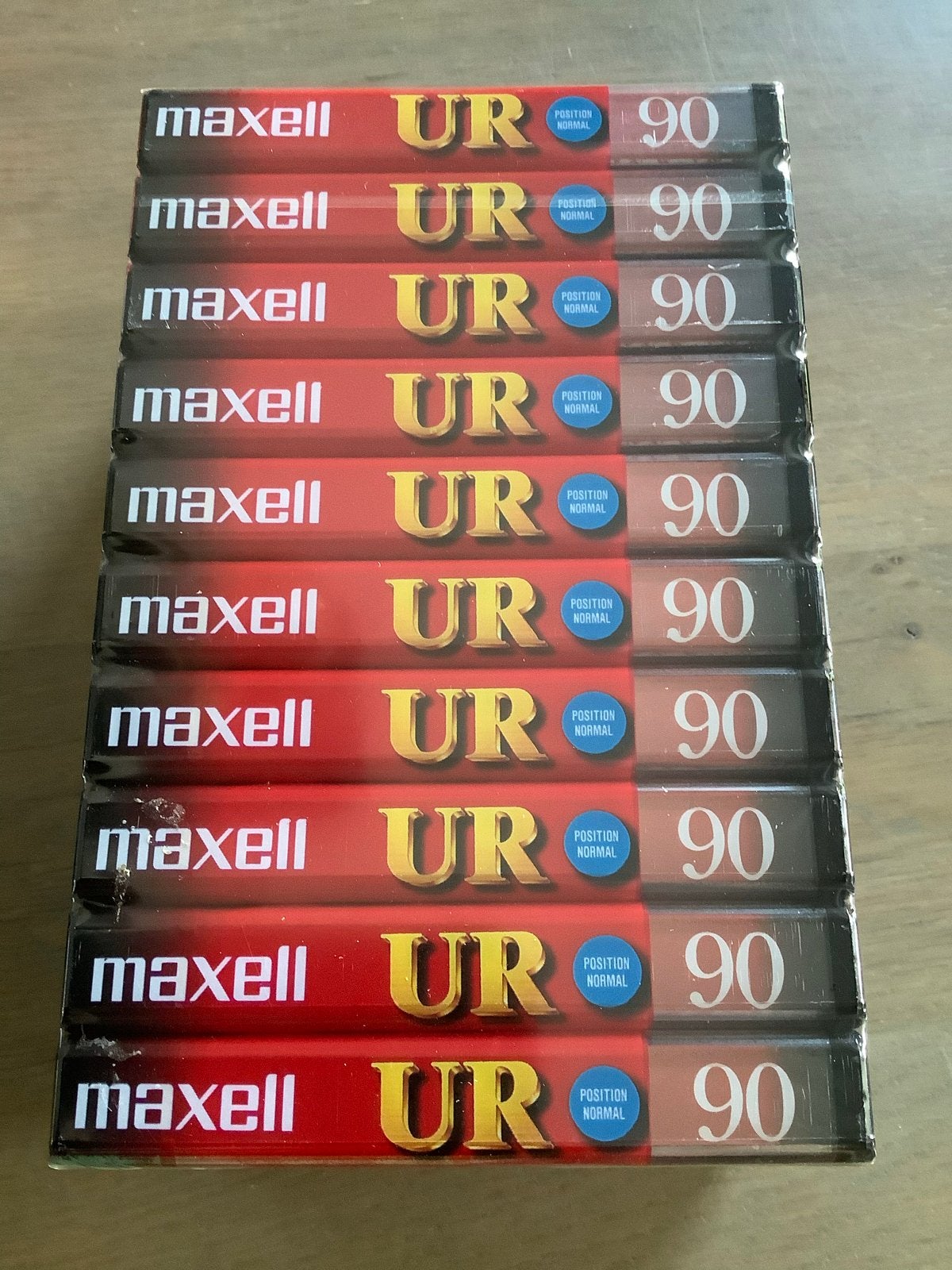Nieuwe Maxell UR 90 cassettebandjes - 10 stuks, 2 t/m 25 bandjes, Overige genres, Ophalen of Verzenden, Nieuw in verpakking