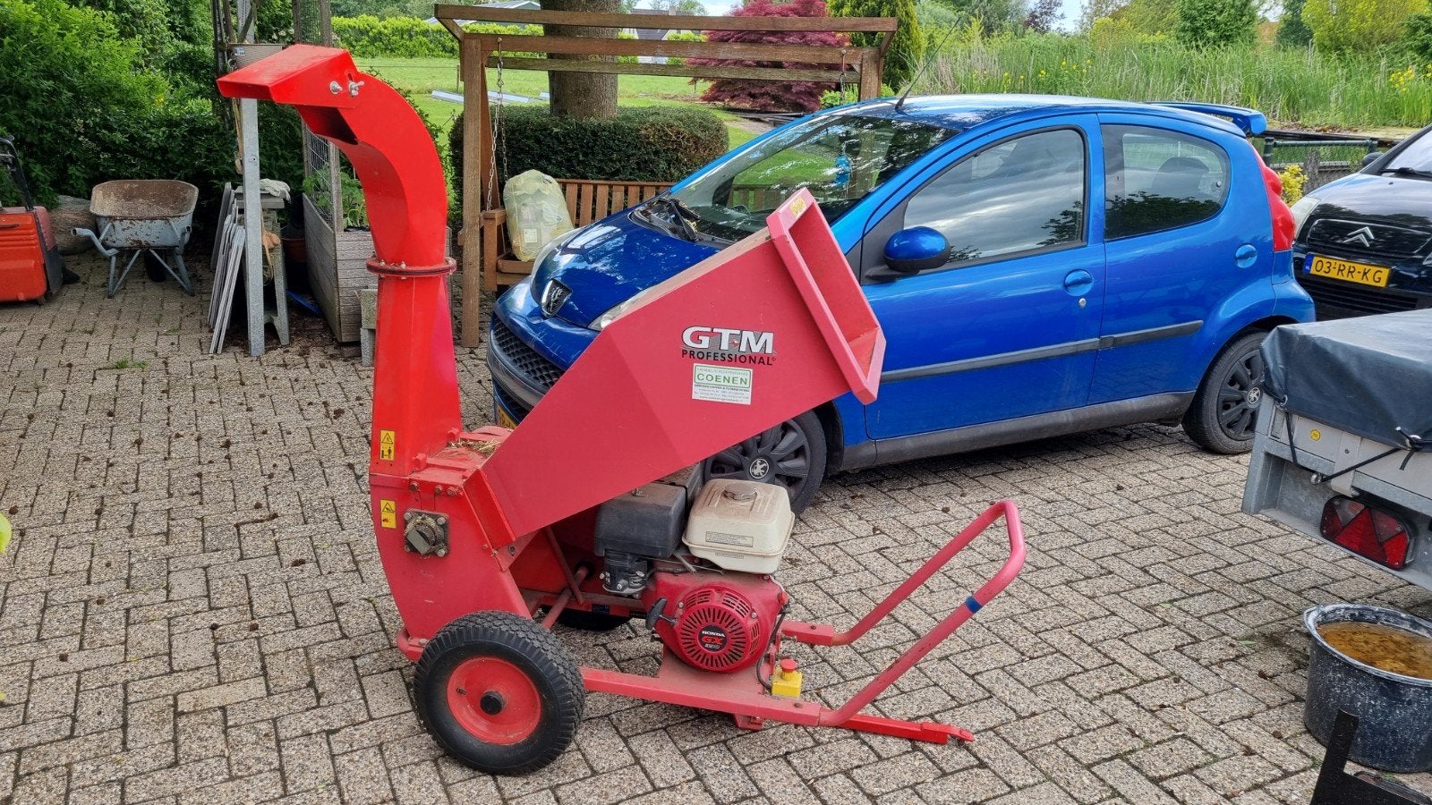 GTM 1300 Professional Hakselaar - Benzine, Tuin en Terras, Hakselaars, Ophalen, Gebruikt, Benzine, GTM 1300 Professional