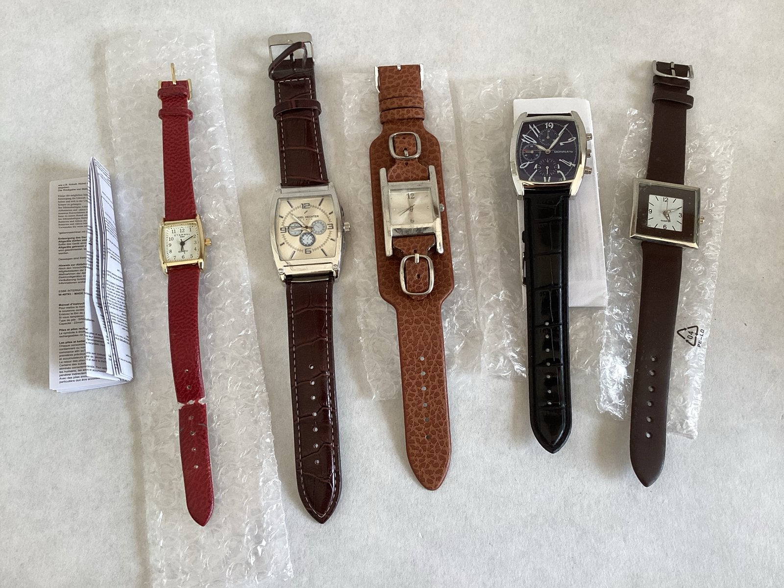 Diverse horloges - set van 5 - dames en heren horloges, Sieraden, Tassen en Uiterlijk, Horloges | Heren, Ophalen of Verzenden