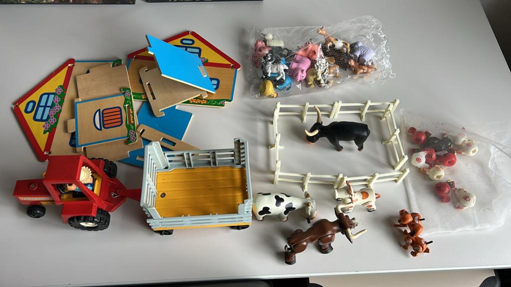 Boerderij met tractor Fisher Price, Ophalen, Gebruikt, Speelset