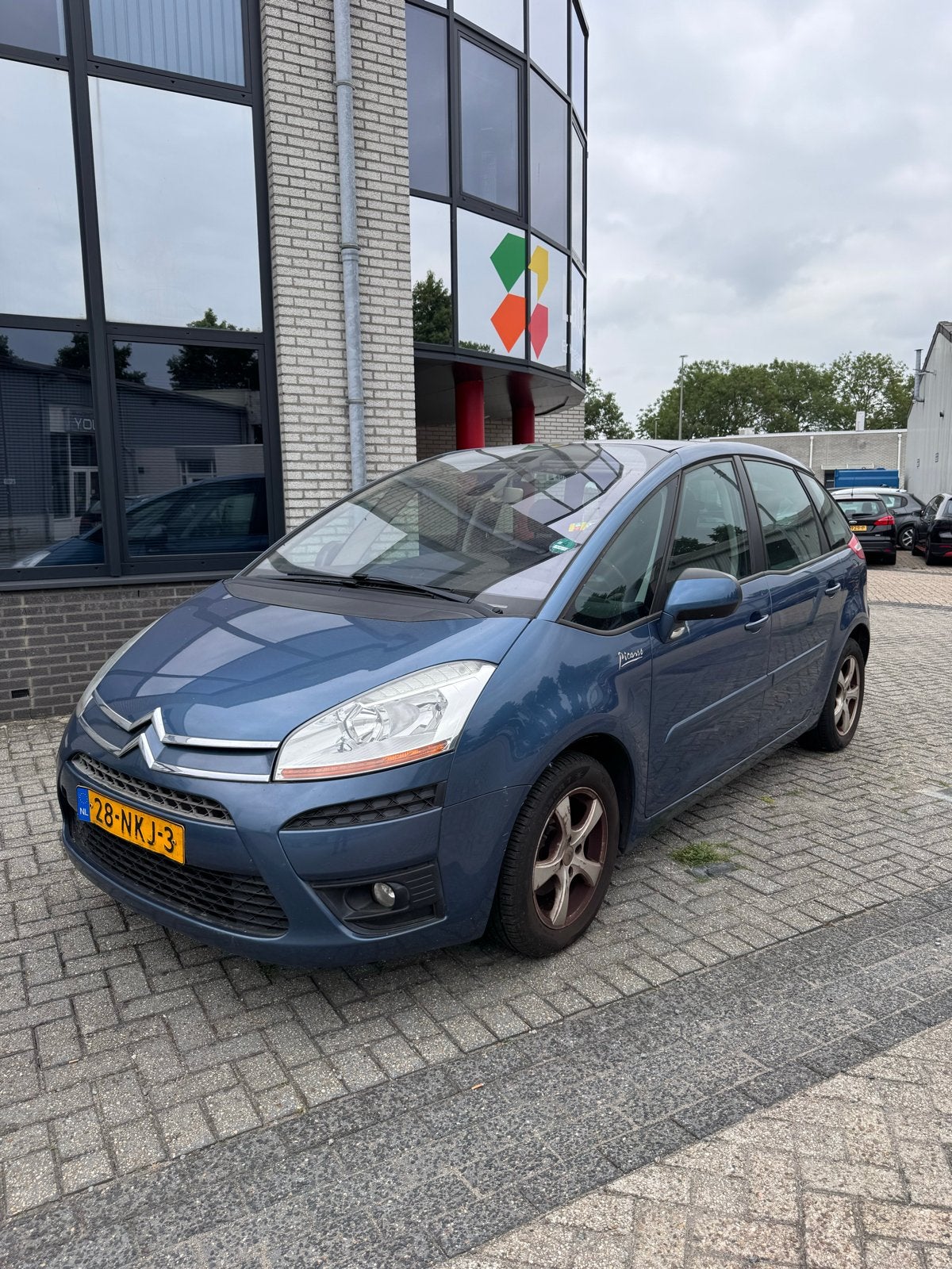 Citroën C4 1.6 VTI 2009 Blauw, Auto's, Voorwielaandrijving, 4 cilinders, Blauw, 14 km/l