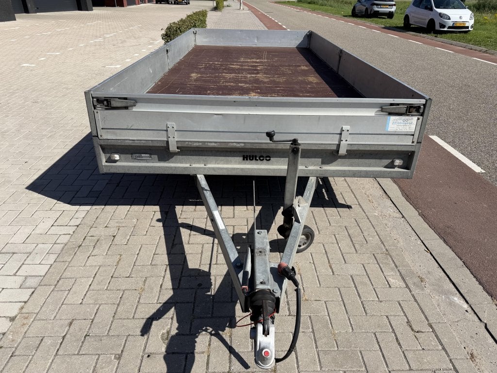 Hulco tandemasser plateauwagen 502x223x30cm 3.000kg 2.750,00, Gebruikt
