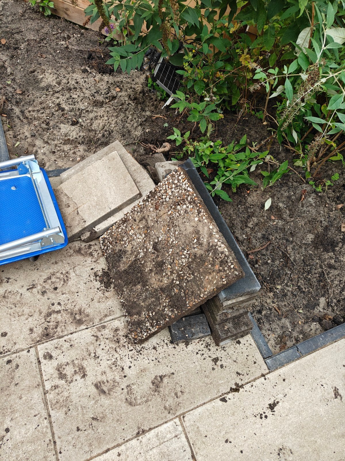gratis grindtegel, Ophalen
