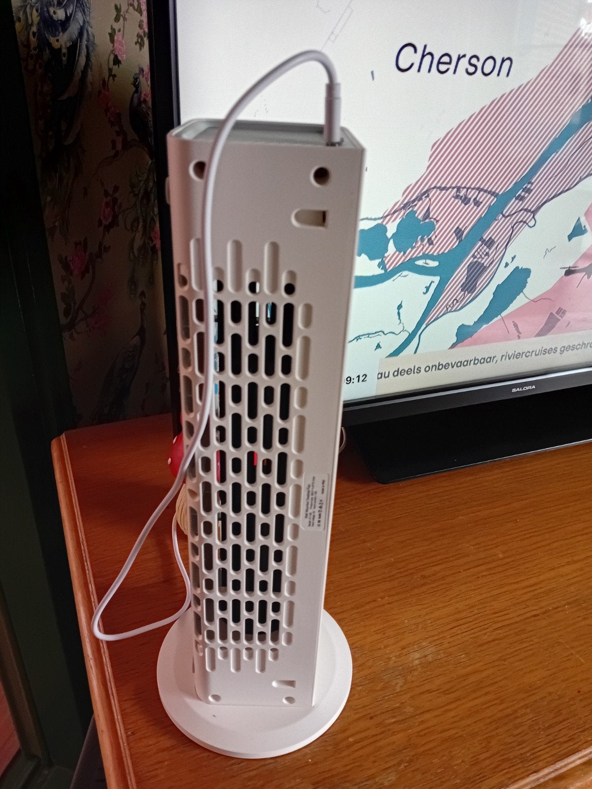 Ik heb n ventilator te koop met n usb aansluiting, Ophalen of Verzenden, Ventilator met afstandsbediening, Zo goed als nieuw, Tafelventilator