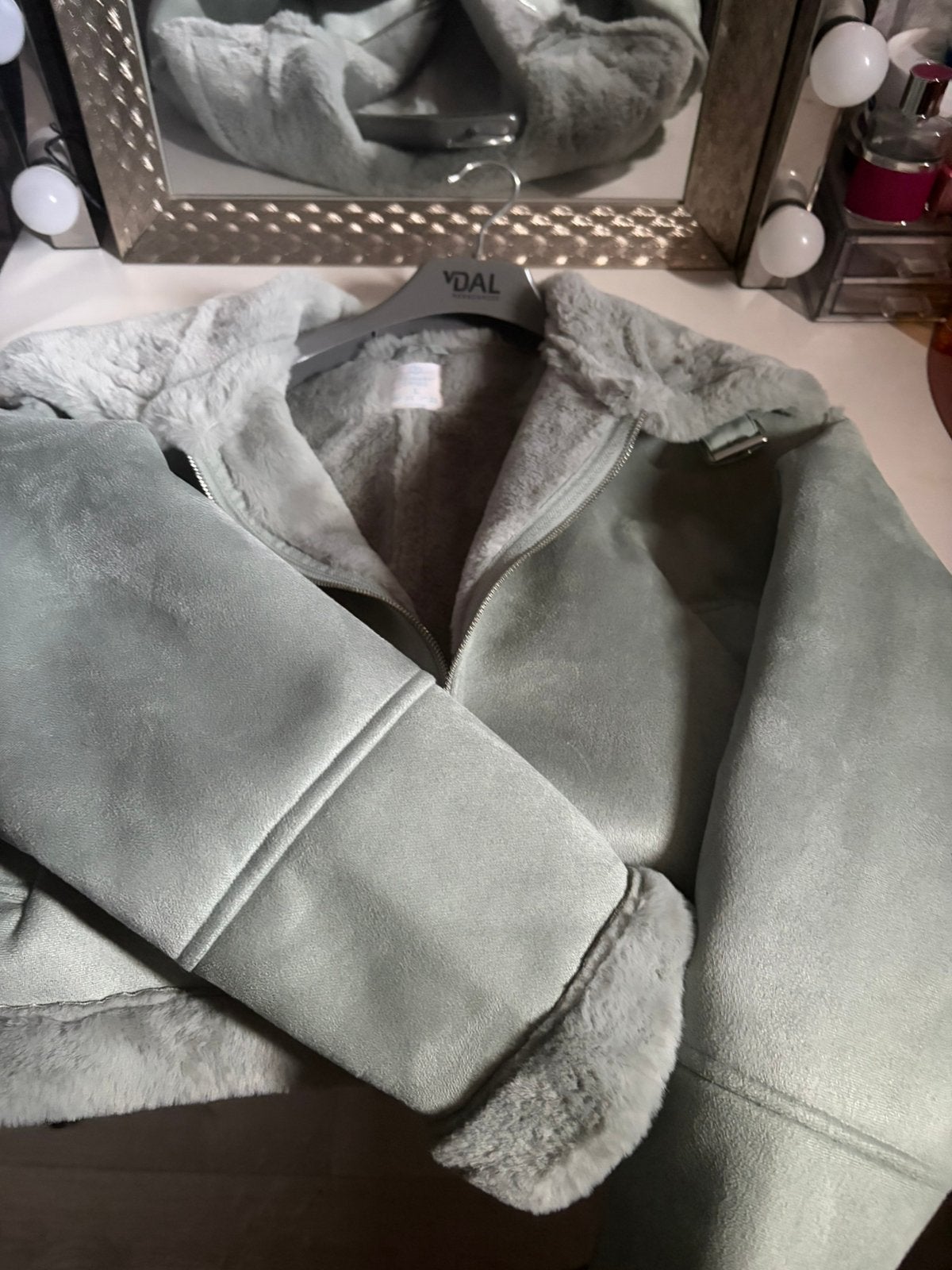 Dames jas, Kleding | Dames, Jassen | Winter, Ophalen, Zo goed als nieuw, Maat 42/44 (L), Groen