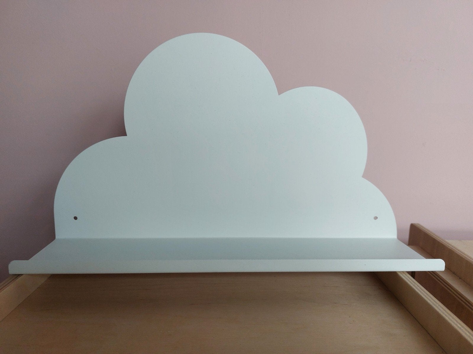 Wolken wandplankje voor kinderkamer, Ophalen, Overige merken, Zo goed als nieuw, Wit