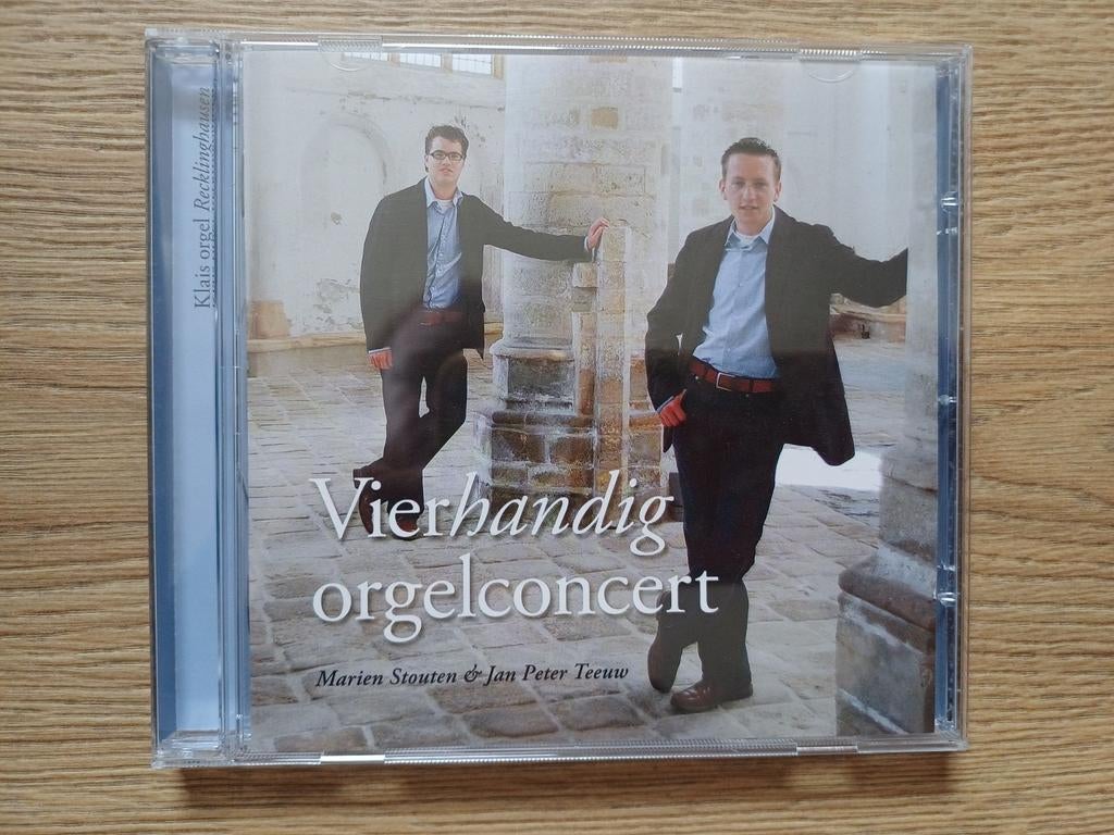 CD Vierhandig orgelconcert Marien Stouten & Jan Peter Teeuw, Ophalen of Verzenden, Zo goed als nieuw, Koren of Klassiek
