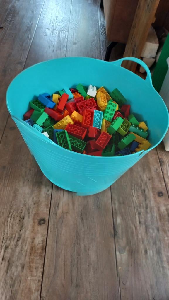 Grote bak met Lego Duplo, Ophalen of Verzenden, Gebruikt, Overige merken