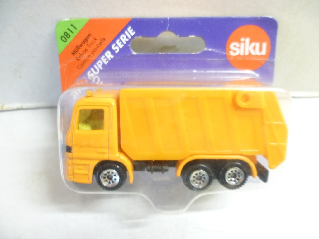 Siku 0811 Vuilniswagen Mullwagen in blister modelauto., Ophalen of Verzenden, Nieuw, Auto