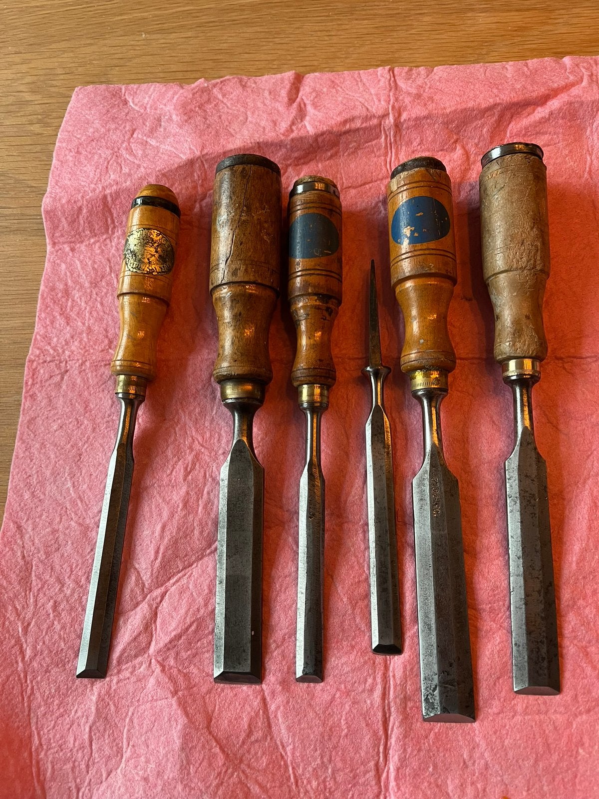 Leuke set EA berg beitels en 1 x Jerbagnolet, Antiek en Kunst, Ophalen of Verzenden