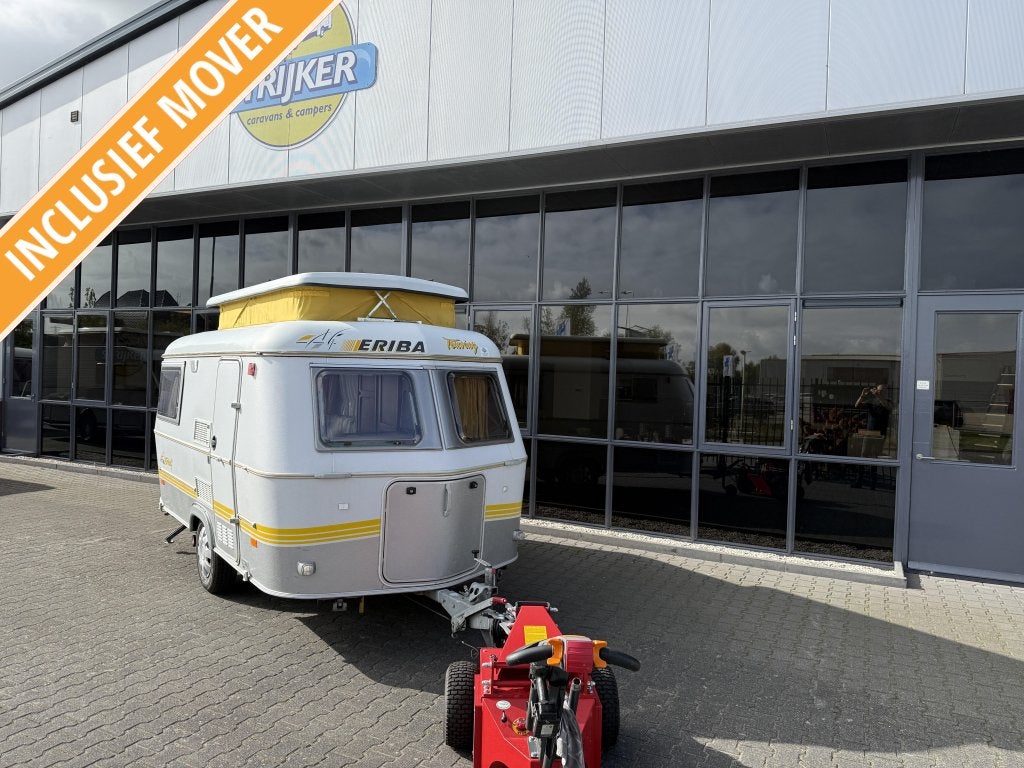 Eriba Touring Triton 420 GT Jubilee Langslaper WC 780KG Leeg, Caravans en Kamperen, Bedrijf, Treinzit, 4 tot 5 meter, Eriba