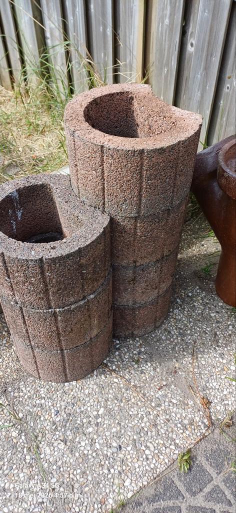 Gratis tuinobjecten, Ophalen, Gebruikt, Minder dan 30 cm, Rond