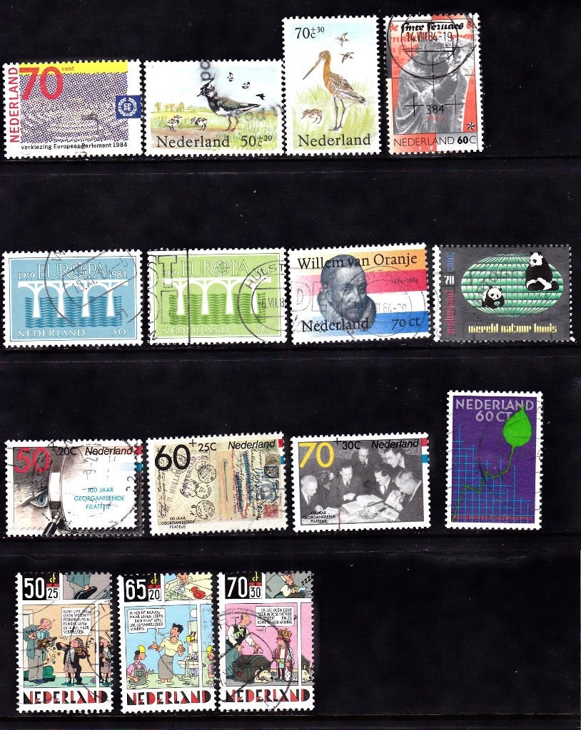 Nederland zegels uit 1984 gestempeld, Verzenden, Na 1940, Gestempeld