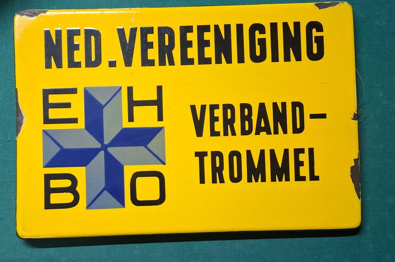 Geëmailleerd EHBO bord, Eén persoon