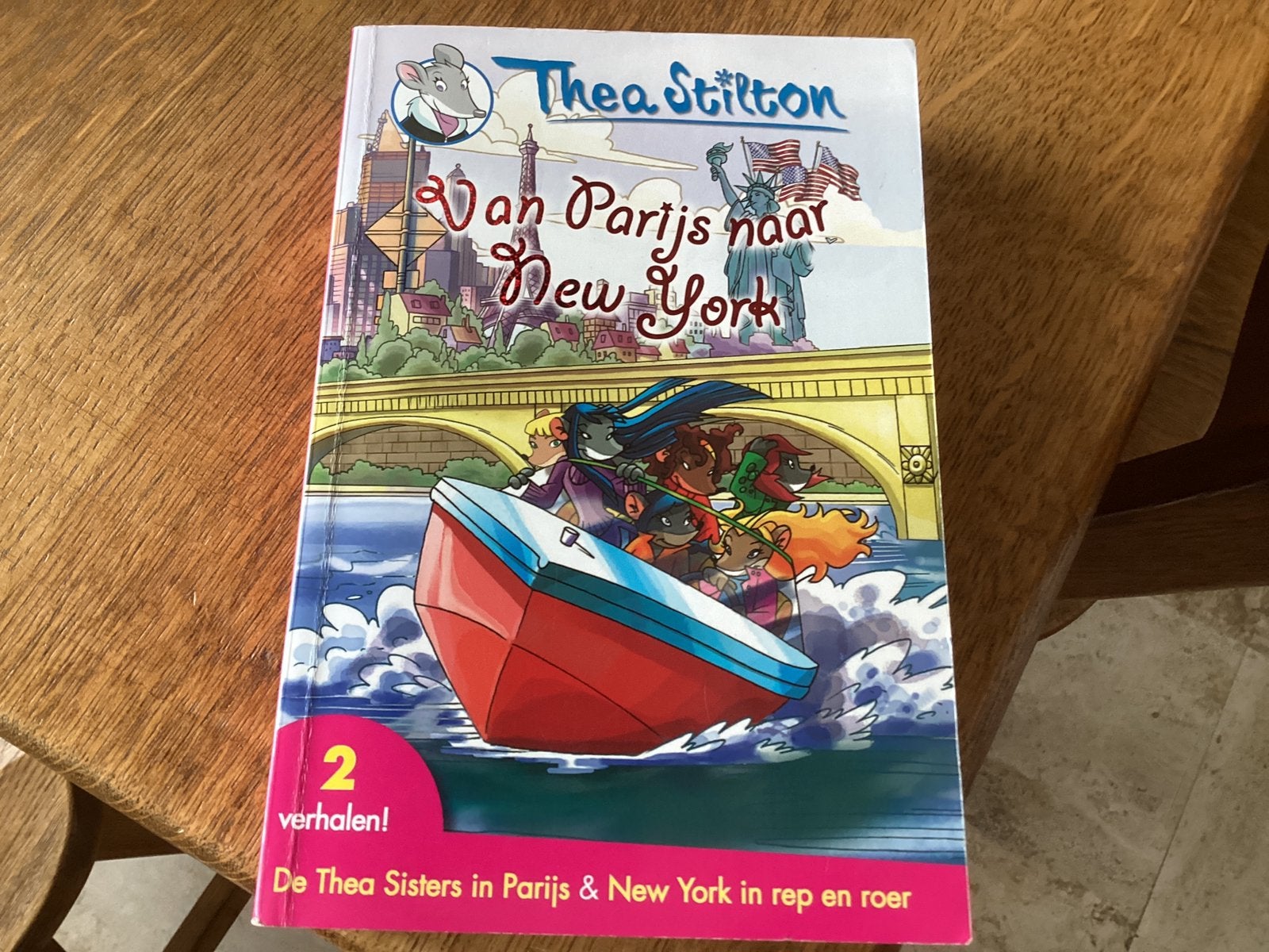 Thea Stilton - Van Parijs naar New York, Boeken, Thea Stilton, Fictie algemeen, Ophalen of Verzenden, Zo goed als nieuw
