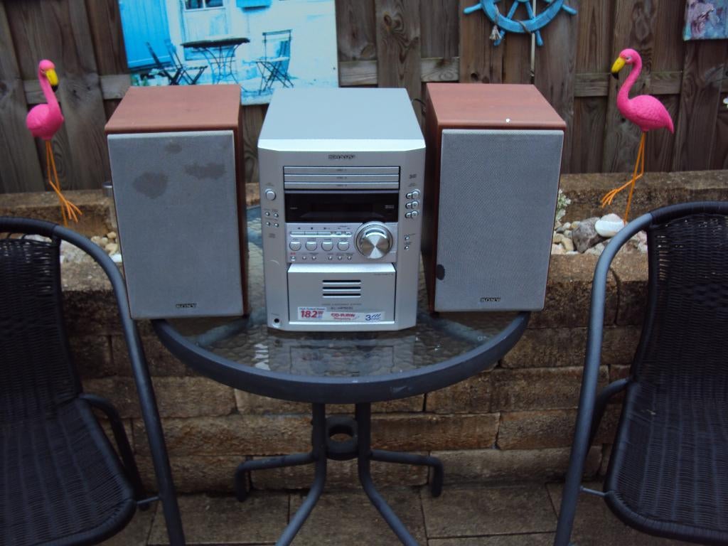 Sharp stereosetje.  3 cd wisselaar. Afstandsbediening., Audio, Tv en Foto, Stereo-sets, Ophalen, Gebruikt, Tuner of Radio, Sharp