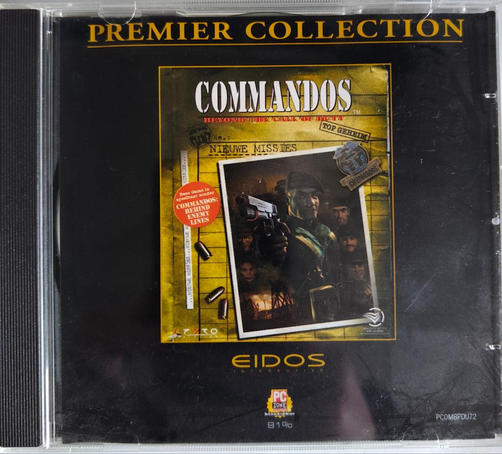 Commandos: Beyond the Call of Duty (PC CD-ROM) Jewelcase, Spelcomputers en Games, Games | Pc, Gebruikt, 1 speler, Ophalen of Verzenden
