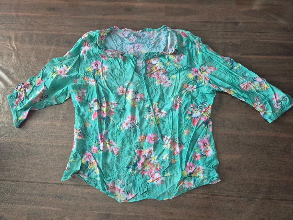 RABE Blouse met Bloemenprint - Maat 42, Maat 42/44 (L), Ophalen of Verzenden, Zo goed als nieuw, RABE
