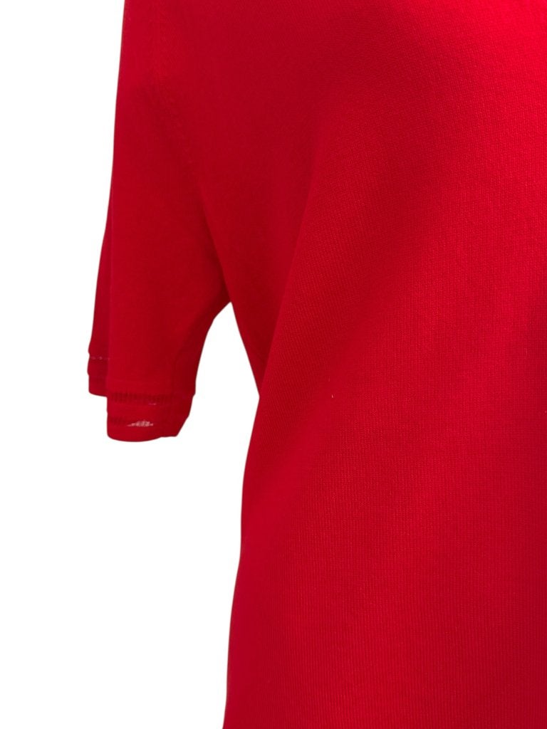 Madeleine shirt L, Ophalen of Verzenden, Zo goed als nieuw, Korte mouw, Rood