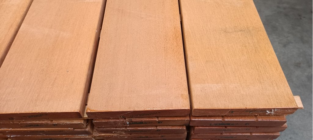 28X190mm Premium Kapur vlakke terras planken, Niet ingevuld, Niet ingevuld, Nieuw, Ophalen of Verzenden