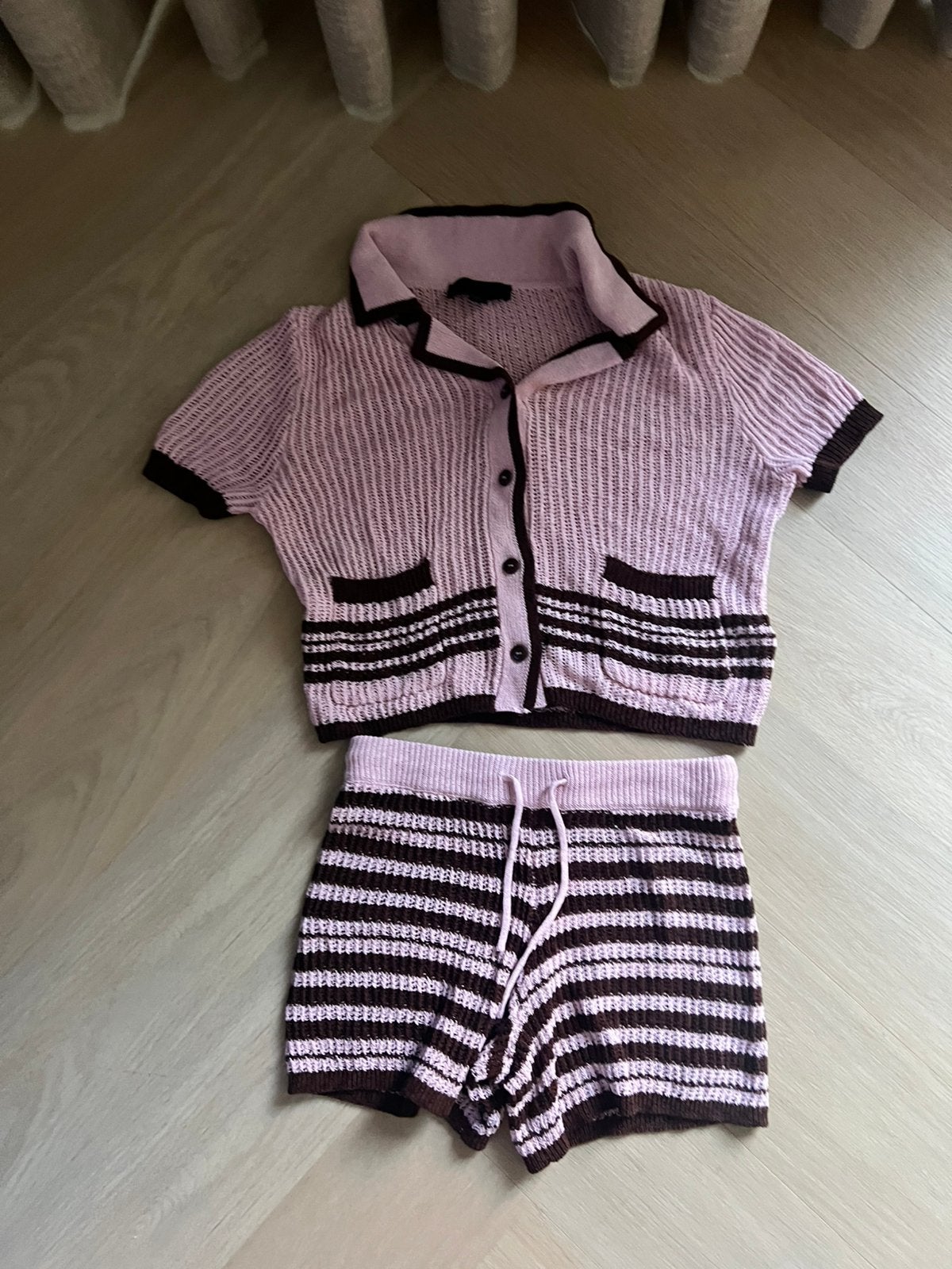 Tweedelige set van Zara - maat S, Ophalen of Verzenden, Zo goed als nieuw, Maat 36 (S), Roze