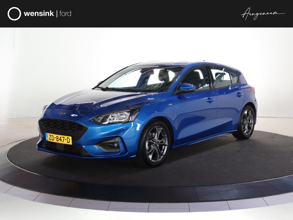 Ford Focus 1.0 EcoBoost ST Line Business | Navigatie | Parke, Auto's, Ford, Gebruikt, Euro 6, Blauw, Origineel Nederlands