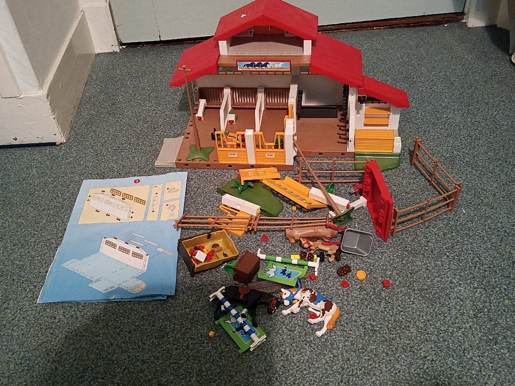 Playmobil Paardenmanege, Ophalen of Verzenden, Gebruikt, Overige typen