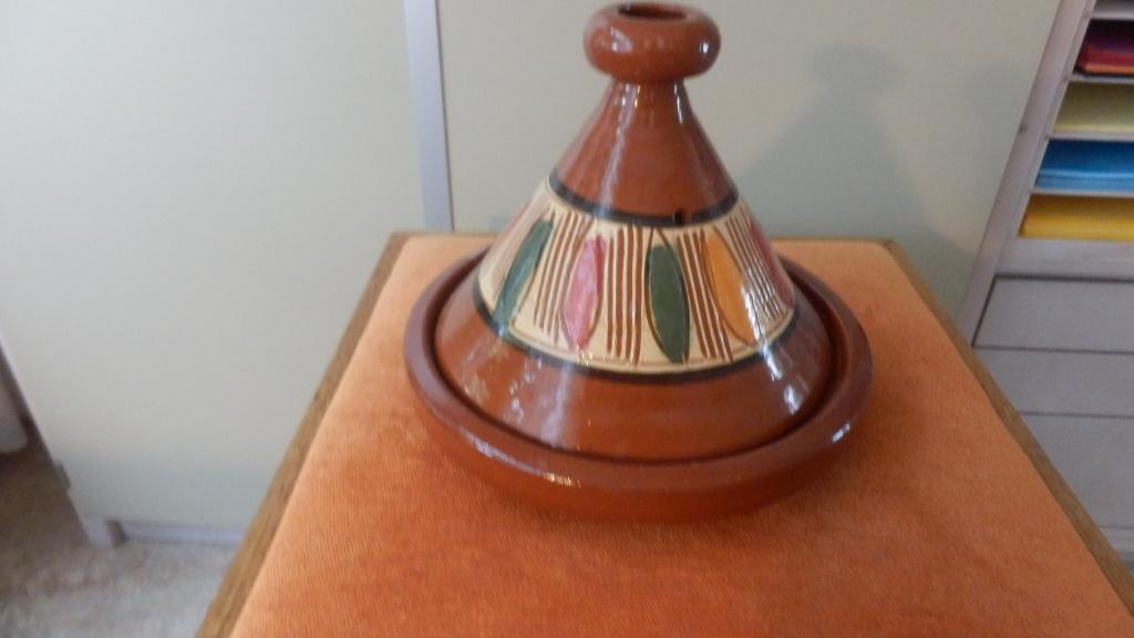tajine met decoratie, Ophalen of Verzenden, Nieuw, Overige materialen, Overige typen