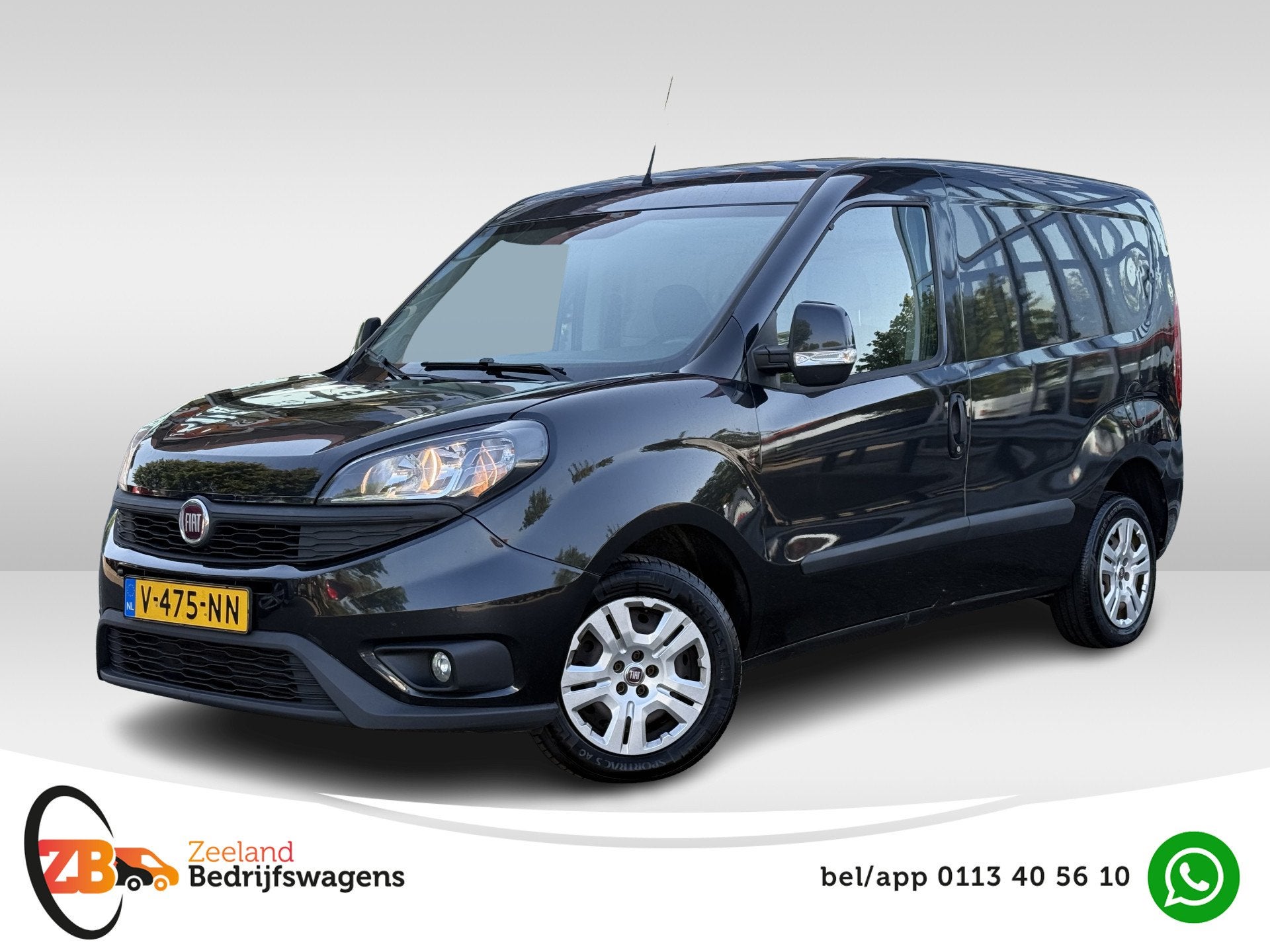 Fiat Doblò Cargo 1.3 MJ L1H1 SX | Navi | Cruisec. | PDC | A, Voorwielaandrijving, Stof, Gebruikt, 4 cilinders