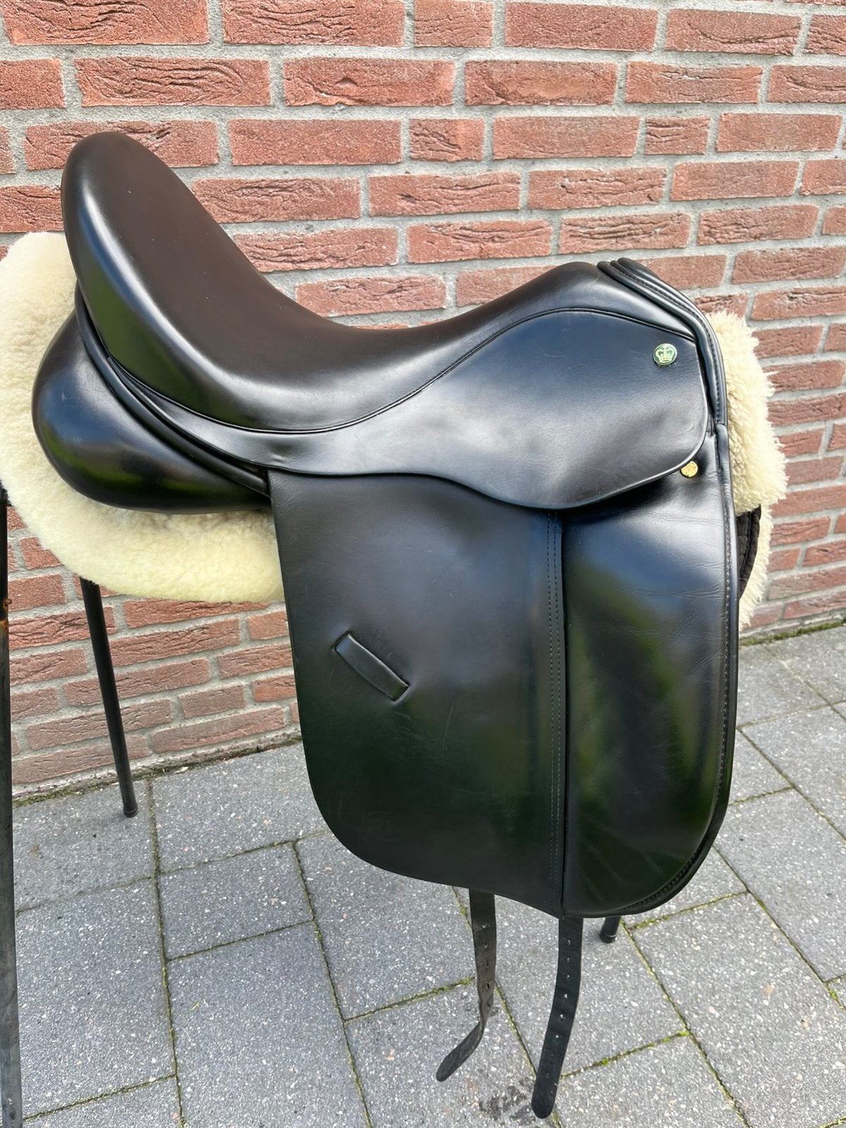 Ideal suzannah 17,5 inch dressuurzadel, Dressuur, ., Ophalen of Verzenden, Zo goed als nieuw