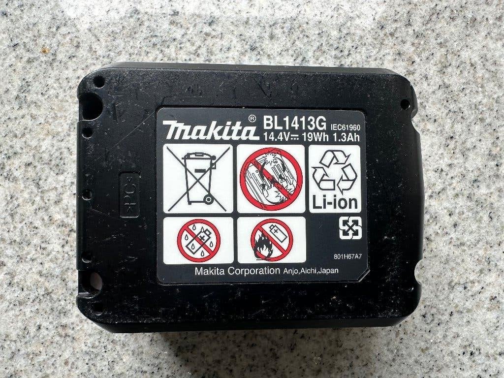 Makita BL1413G Accu 14,4V, Ophalen of Verzenden, Zo goed als nieuw