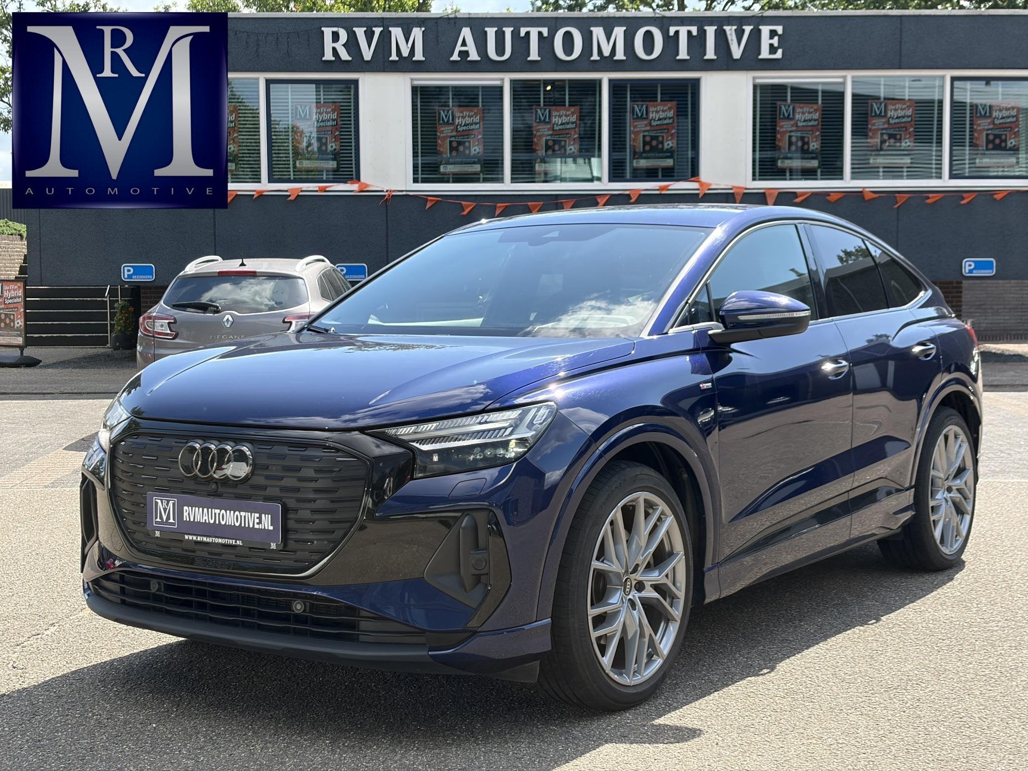 Audi Q4 Sportback e-tron 45 S Edition 82 kWh S-LINE BINNEN +, Auto's, Audi, Automaat, Achterwielaandrijving, Gebruikt, Zwart