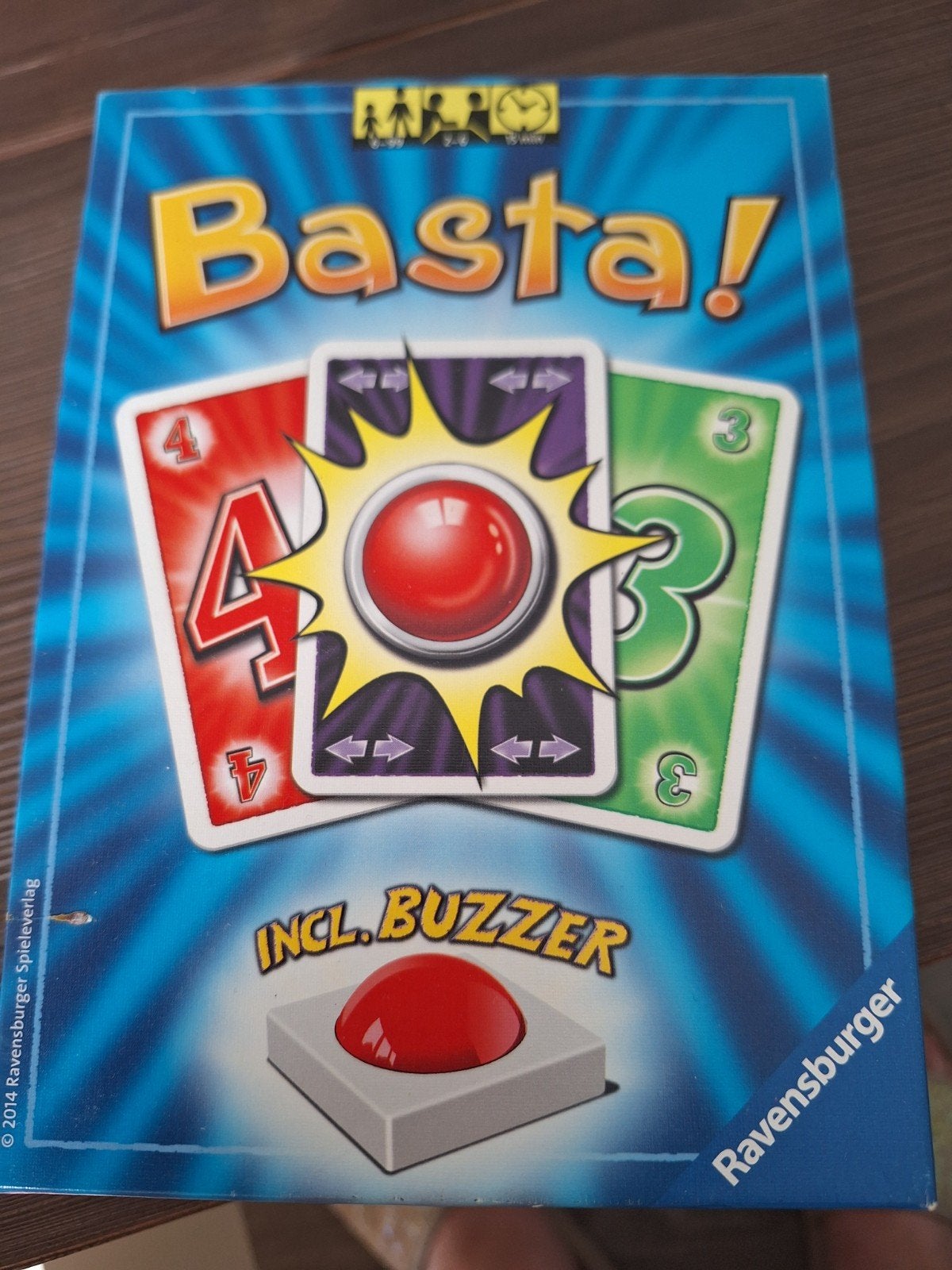 Basta! Kaartspel met Buzzer van Ravensburger, Een of twee spelers, Ophalen, Gebruikt, Ravensburger