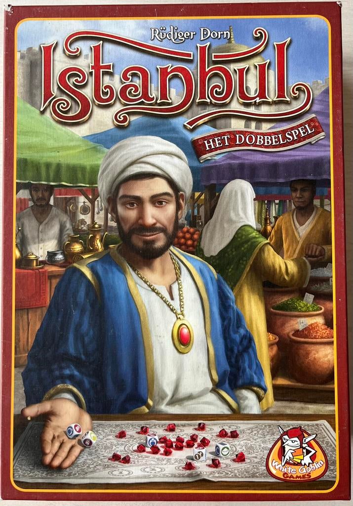 999 Games “Istanbul” dobbelspel 2 - 4 spelers vanaf 8 jaar, Hobby en Vrije tijd, Ophalen of Verzenden, Zo goed als nieuw