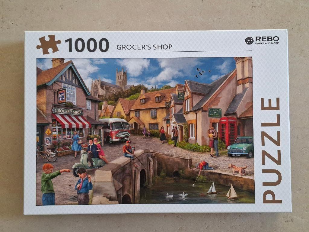 Rebo Puzzel 1000 stukjes, Ophalen of Verzenden, 500 t/m 1500 stukjes, Zo goed als nieuw, Legpuzzel