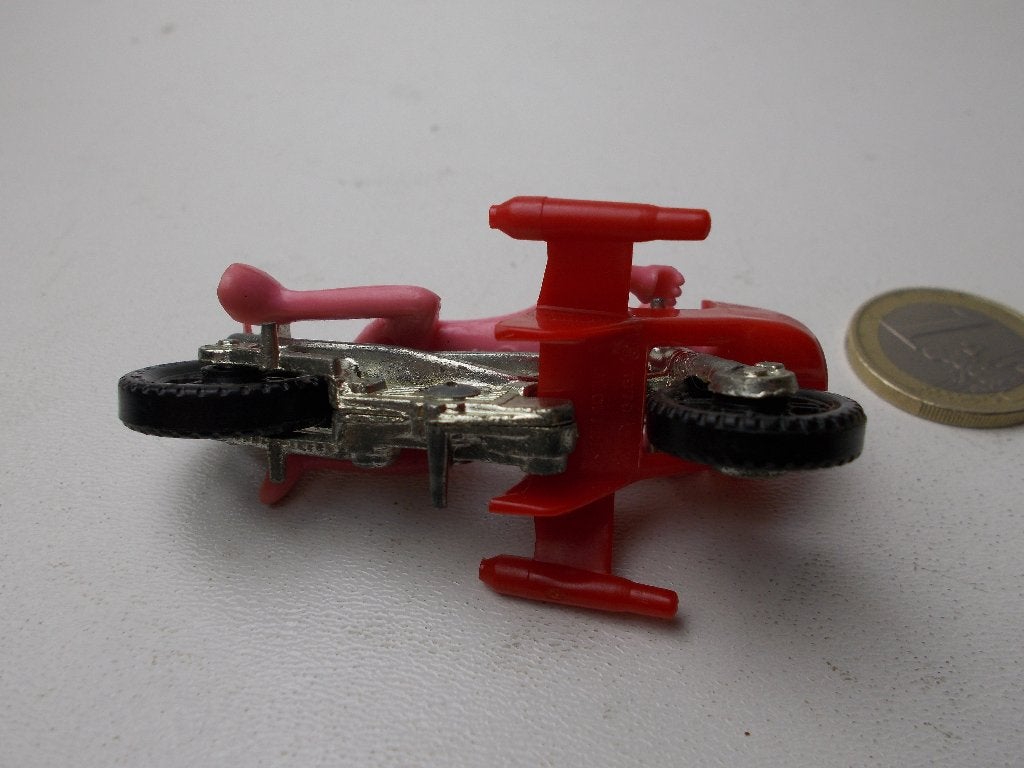 1979 Corgi Juniors 19 PINK PANTHER MOTORCYCLE + FIGUURTJE., Ophalen of Verzenden, Zo goed als nieuw, Overige typen, Corgi