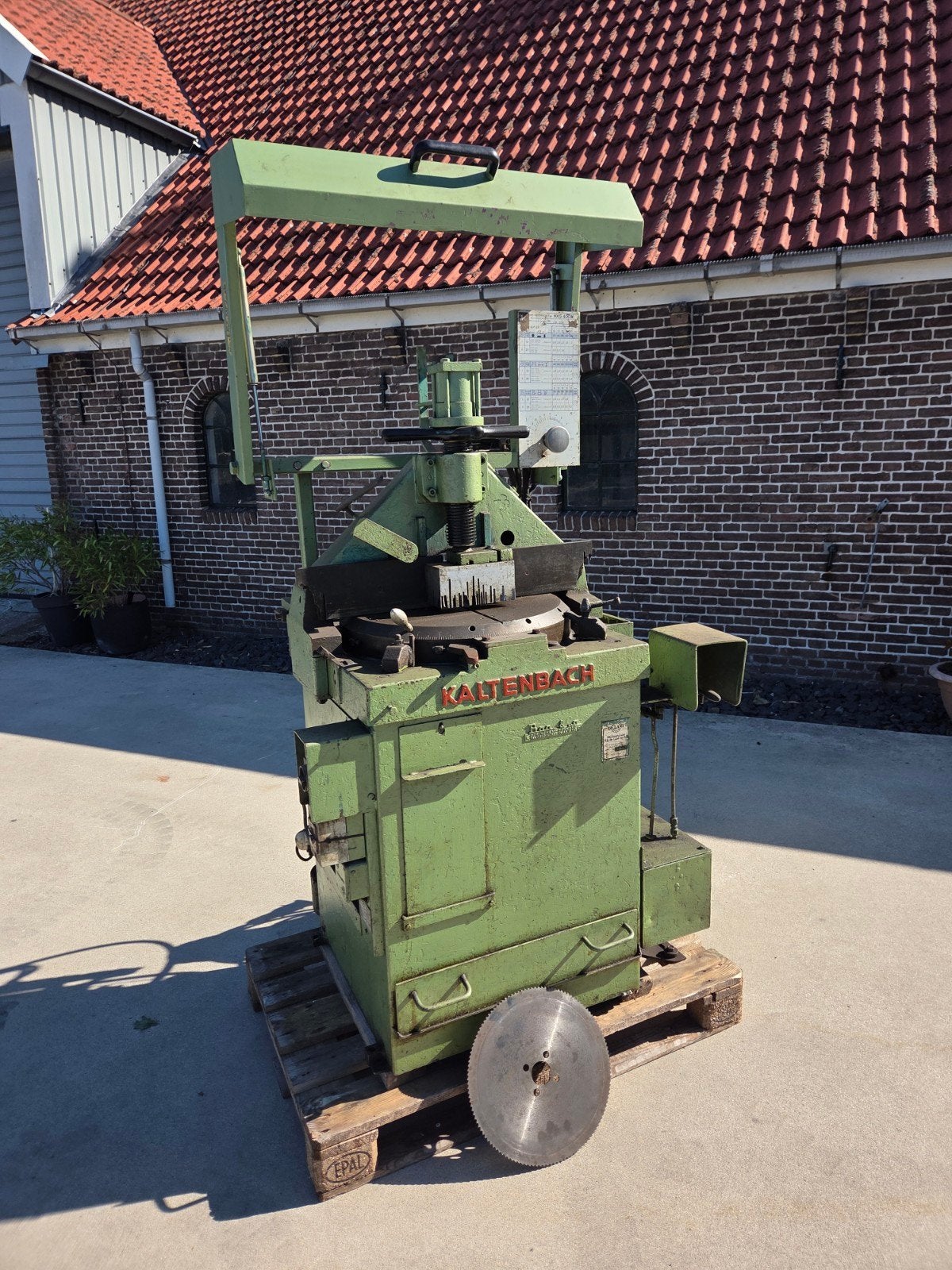 kaltenbach kks400 afkortzaag incl extra zaagblad, Doe-het-zelf en Verbouw, Gereedschap | Zaagmachines, Ophalen, Gebruikt, 70 mm of meer