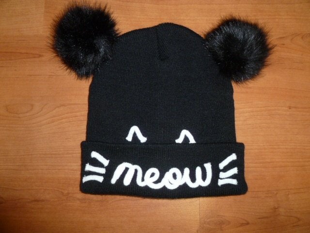 Nieuw Zwarte Dames muts, Maat 38/40 (M), Nieuw, Ophalen of Verzenden, Onbekend