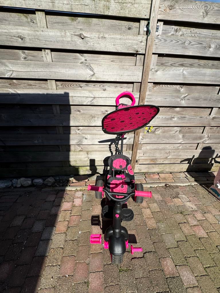 Kinder driewieler / loopfiets met duwstang en zonnekap, Ophalen, Gebruikt, Loopfiets