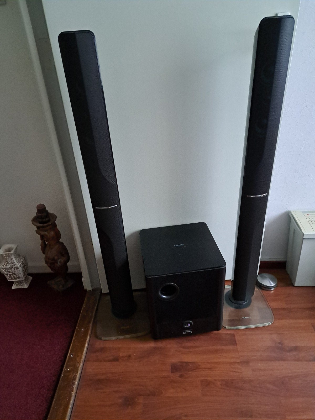 Philips Kolom Speakerset met Subwoofer Hoogglans Zwart, Ophalen, Philips, Speakerset, Basreflex