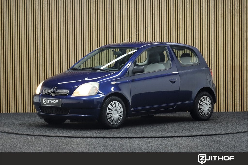 Toyota Yaris 1.3-16V VVT-i Sol Automaat | Trekhaak | Stuurbe, Auto's, 1299 cc, Blauw, Metallic lak, Bedrijf