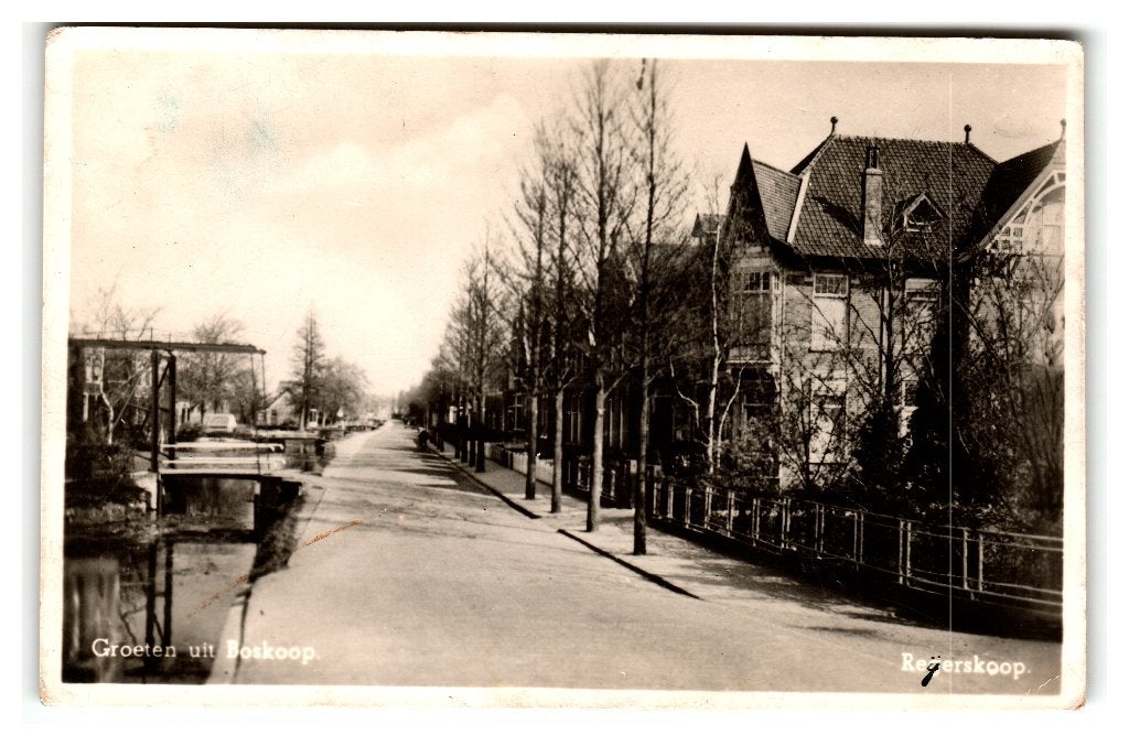 Boskoop, Reierskoop, Verzenden, 1940 tot 1960, Gelopen, Zuid-Holland