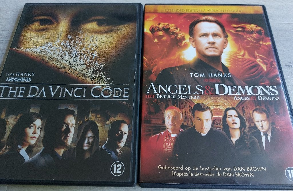 DVD's The Da Vinci Code (2006) en Angels & Demons (2009), Ophalen, Vanaf 16 jaar, Nederlands, Actiethriller