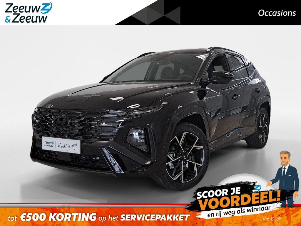 Hyundai Tucson 1.6 T-GDI PHEV N Line | All weather banden |, 14 kWh, 4 cilinders, Zwart, Bedrijf