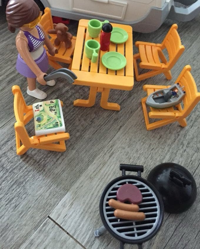 Playmobile buitenset met barbecue en accessoires, Complete set, Overige typen, Ophalen of Verzenden, Summer fun