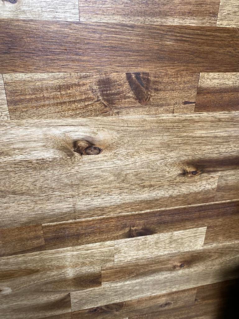 Houten werkblad/tafelblad  twee delen - Gebruikt, Doe-het-zelf en Verbouw, Hout en Planken, Gebruikt, 25 tot 50 mm, Overige typen