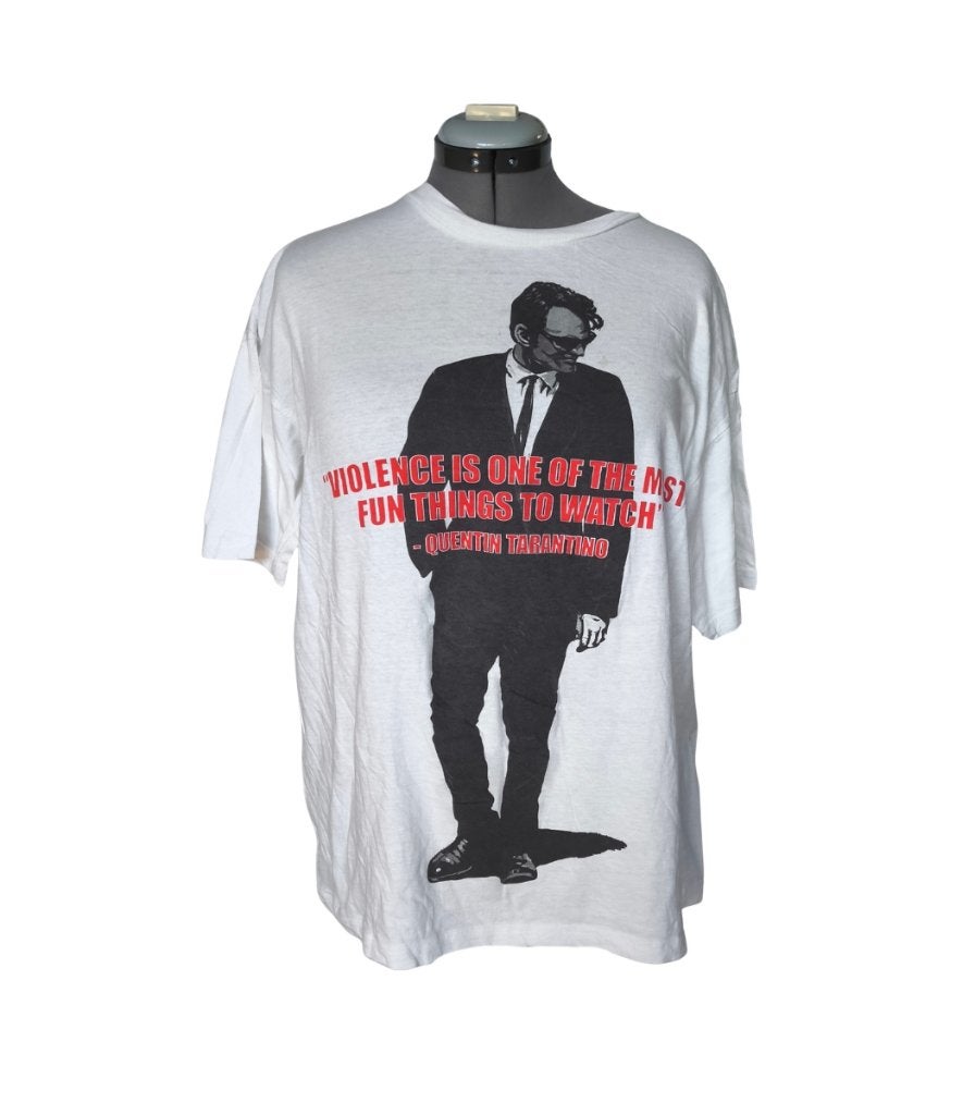 quentin tarantino violence is fun to watch tee, Vintage, Vintage, Ophalen of Verzenden, Gedragen